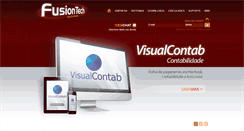 Desktop Screenshot of fusiontech.com.br