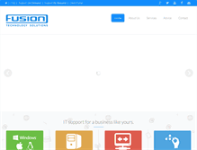 Tablet Screenshot of fusiontech.com.au
